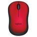 Logitech M221 Silent Wireless Optical Mouse, Red-1 Logitech M221 Silent Wireless Optical Mouse, Red-1