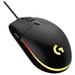 Logitech G102 Wired Optical Mouse with Customizable RGB Lighting, Black-1