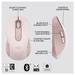 Logitech Signature M650 Wireless Optical Mouse with Silent Click, Rose-8 Logitech Signature M650 Wireless Optical Mouse with Silent Click, Rose-8