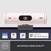 Logitech Brio 500 Full HD 1080p Webcam, Rose-2 Logitech Brio 500 Full HD 1080p Webcam, Rose-2