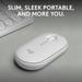 Logitech Pebble Mouse 2 M350s Slim Bluetooth Wireless Mouse, White-2