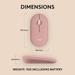 Logitech Pebble Mouse 2 M350s Slim Bluetooth Wireless Mouse, Rose-8 Logitech Pebble Mouse 2 M350s Slim Bluetooth Wireless Mouse, Rose-8