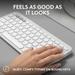 Logitech K380s Pebble Keys 2 Multi-Device Bluetooth Wireless Keyboard, White-5