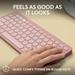 Logitech K380s Pebble Keys 2 Multi-Device Bluetooth Wireless Keyboard, Rose-6