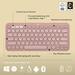 Logitech K380s Pebble Keys 2 Multi-Device Bluetooth Wireless Keyboard, Rose-7