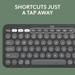 Logitech Pebble 2 Combo, Wireless Keyboard and Mouse, Tonal Graphite-5 Logitech Pebble 2 Combo, Wireless Keyboard and Mouse, Tonal Graphite-5