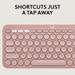 Logitech Pebble 2 Combo, Wireless Keyboard and Mouse, Tonal Rose-5 Logitech Pebble 2 Combo, Wireless Keyboard and Mouse, Tonal Rose-5