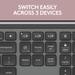 Logitech K950 Wireless Bluetooth Keyboard, Graphite-3