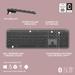 Logitech K950 Wireless Bluetooth Keyboard, Graphite-9