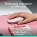 Logitech Pop Icon Wireless Mouse, Rose-5