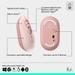 Logitech Pop Icon Wireless Mouse, Rose-6