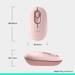 Logitech Pop Icon Wireless Mouse, Rose-9