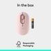 Logitech Pop Icon Wireless Mouse, Rose-10