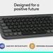 Logitech POP Icon Keyboard, Graphite-11