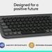 Logitech POP Icon Keyboard, Graphite-11