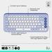 Logitech POP Icon Bluetooth Keyboard and Mouse Combo, Lilac-6