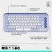Logitech POP Icon Bluetooth Keyboard and Mouse Combo, Lilac-6