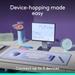 Logitech POP Icon Bluetooth Keyboard and Mouse Combo, Lilac-9