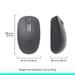 Logitech M196 Bluetooth Wireless Mouse, Graphite-8