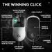 Logitech PRO X2 SUPERSTRIKE Lightspeed Wireless Gaming Mouse with The Fastest Click in the World, Ultra Lightweight (61 g), Customizable Click Haptics, USB-C Charging, for PC/Mac/Laptop (Black and White)-4 Logitech PRO X2 SUPERSTRIKE Lightspeed Wireless Gaming Mouse with The Fastest Click in the World, Ultra Lightweight (61 g), Customizable Click Haptics, USB-C Charging, for PC/Mac/Laptop (Black and White)-4