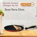 Macclite 5 Piece Pentagon Non Stick Cookware Set - Dosa Tawa, Frying Pan, Kadai with Lid, 2 x Lip Mini Fry Pan-7