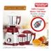 Maharaja Whiteline Duramaxx 750W 3 Jars Mixer Grinder, 20000 RPM Powerful Motor, White and Red-4 Maharaja Whiteline Duramaxx 750W 3 Jars Mixer Grinder, 20000 RPM Powerful Motor, White and Red-4