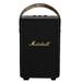 Marshall Tufton Bluetooth Speaker with 20+ Hours of Portable Playtime, Bluetooth v5.0, IPX2 Water Resistant, Multi-host Functionality, Multi-directional Sound, Quick Charge, Black and Brass-1