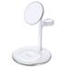 Neopack 3-in-1, 15 W Wireless Magnetic Charging Docking Station for iPhone, Airpods and Apple Watch, upto 15 W for iPhone/5 W for Airpods & 3 W for Apple Watch, Quick Heat Disspation, Over Charge, Circuit & Overnight Charge Protection, Hands free, WMD3IN1-1