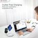 Neopack 3-in-1, 15 W Wireless Magnetic Charging Docking Station for iPhone, Airpods and Apple Watch, upto 15 W for iPhone/5 W for Airpods & 3 W for Apple Watch, Quick Heat Disspation, Over Charge, Circuit & Overnight Charge Protection, Hands free, WMD3IN1-5