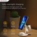 Neopack 3-in-1, 15 W Wireless Magnetic Charging Docking Station for iPhone, Airpods and Apple Watch, upto 15 W for iPhone/5 W for Airpods & 3 W for Apple Watch, Quick Heat Disspation, Over Charge, Circuit & Overnight Charge Protection, Hands free, WMD3IN1-7