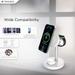 Neopack 3 In 1 Magnetic Wireless Charger, White-4 Neopack 3 In 1 Magnetic Wireless Charger, White-4