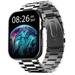 Noise Colorfit Ultra 3 Smartwatch, 4.97 cm (1.96 inch) AMOLED Display, Bluetooth Calling, Premium Metallic Build, Upto 7 Days Battery, Rotating Functional Crown, Gesture Control, Voice Assistant (Metallic Strap Silver)-1
