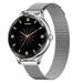 Noise NoiseFit Diva Smartwatch for Women, 2.79 cm (1.1 inch) AMOLED Display, Diamond Cut Dial, Upto 4 Days Battery, Bluetooth Calling, Multiple Strap Options, 100+ Watch Faces, Female Cycle Tracker (Silver Link)-1