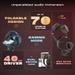 Noise Three Wireless Headphone, Upto 70 hrs of playtime, Dual Device Pairing, Gaming Mode, Foldable, 40mm driver, IPX5 Water Resistance, Blutooth v5.3, Charging Indicator, Jet Black-3 Noise Three Wireless Headphone, Upto 70 hrs of playtime, Dual Device Pairing, Gaming Mode, Foldable, 40mm driver, IPX5 Water Resistance, Blutooth v5.3, Charging Indicator, Jet Black-3