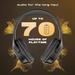 Noise Three Wireless Headphone, Upto 70 hrs of playtime, Dual Device Pairing, Gaming Mode, Foldable, 40mm driver, IPX5 Water Resistance, Blutooth v5.3, Charging Indicator, Jet Black-4 Noise Three Wireless Headphone, Upto 70 hrs of playtime, Dual Device Pairing, Gaming Mode, Foldable, 40mm driver, IPX5 Water Resistance, Blutooth v5.3, Charging Indicator, Jet Black-4