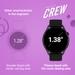 Noise NoiseFit Crew Smart Watch, 3.50 cms (1.38 inch) Round Display with Bluetooth Calling, IP68 water resistance, 100+ cloud based watch faces, 120+ sports mode, Jet Black-2 Noise NoiseFit Crew Smart Watch, 3.50 cms (1.38 inch) Round Display with Bluetooth Calling, IP68 water resistance, 100+ cloud based watch faces, 120+ sports mode, Jet Black-2