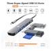 Novoo 5-in-1 Pro USB-C Hub with 3 USB-A Port, USB-C PD Port, HDMI Port, Dark Grey-2
