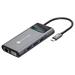 Novoo 9-in-1 Pro USB-C Hub with 3 USB-A Port, USB-C PD Port, HDMI Port, SD Card and TF Slot, VGA Port, Ethernet Port, Dark Grey-1