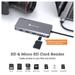 Novoo 11-in-1 USB-C Hub with 4 USB-A Port, USB-C PD Port, 2 HDMI Port, SD Card and TF Slot, VGA Port, Ethernet Port, Dark Grey-8