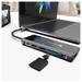 Novoo 12-in-1 Pro USB-C Hub with 4 USB-A Port, USB-C PD Port, 2 HDMI Port, SD Card and TF Slot, VGA Port, Ethernet Port, Audio Port, Dark Grey-13