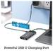 Novoo 12-in-1 Pro USB-C Hub with 4 USB-A Port, USB-C PD Port, 2 HDMI Port, SD Card and TF Slot, VGA Port, Ethernet Port, Audio Port, Dark Grey-9