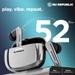 Nu Republic Epic X4 TWS Earbuds with 52 Hour Playtime, X-Bass Technology, 13 mm Neodymium Drivers, ENC Mics, Dual Mode, 40 ms Low Latency, Quick Charge 15mins = 200 Mins Play (Silver/Black)-5
