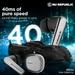 Nu Republic Epic X4 TWS Earbuds with 52 Hour Playtime, X-Bass Technology, 13 mm Neodymium Drivers, ENC Mics, Dual Mode, 40 ms Low Latency, Quick Charge 15mins = 200 Mins Play (Silver/Black)-6