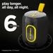 Nu Republic Sonicpop 2000 Wireless Speaker with 16 Watts Output, 6 Hrs Playtime, 66 mm Dynamic Driver, Multi RGB Led Lights (Black)-7