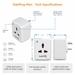 Oakter Oak Plug Mini Wi-Fi Smart Plug, White 6 Amp-6