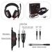 Onikuma K2 Pro Wired Gaming Headphone with 3D Stereo Surround Sound, Black and Red-5 Onikuma K2 Pro Wired Gaming Headphone with 3D Stereo Surround Sound, Black and Red-5