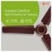 Orient Electric Ujala Energy Saver 1200 mm 3 Blade Ceiling Fan, Brown-3