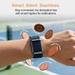 Pebble Qore 2 Fitness Band, Nebula Blue-7