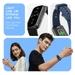 Pebble Dash Fitness Band, Jet Black-4