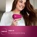 Philips Hair Dryer 1000 W, 2 Heat Settings, Easy Handling, Pink, HP8143/00-4 Philips Hair Dryer 1000 W, 2 Heat Settings, Easy Handling, Pink, HP8143/00-4